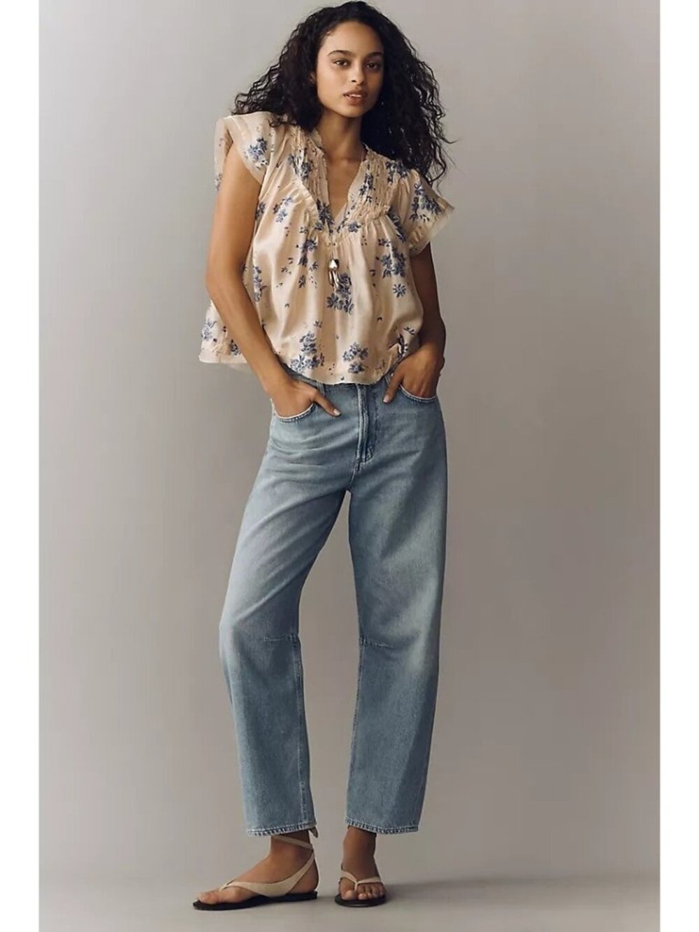 Citizens of Humanity Size 27 Miro High-Rise Tapered Crop Jeans Barrel - Picture 2 of 13